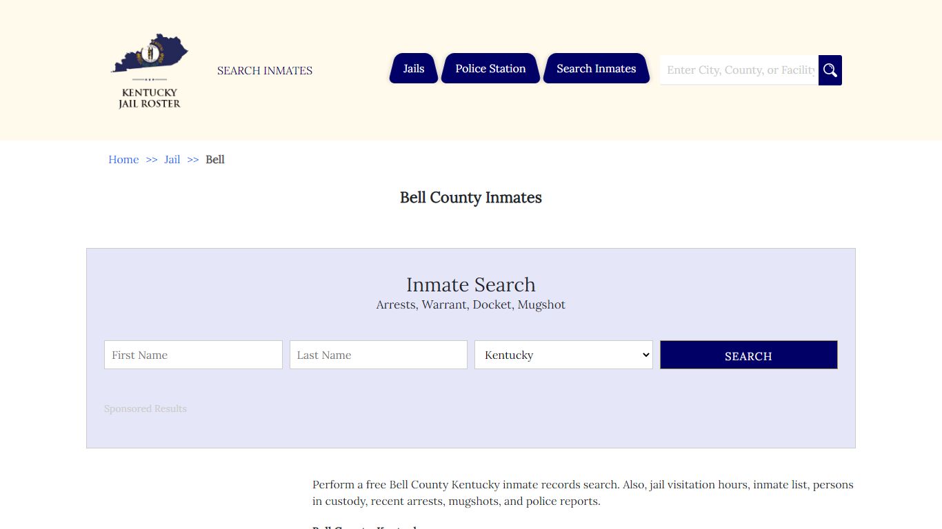 Bell County Inmates | Jail Roster Search